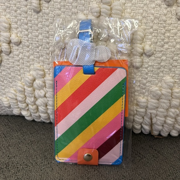 🌈 ban.do | Getaway Luggage Tag - Rainbow Stripe 🏷️🌈✈️ - Picture 5 of 6